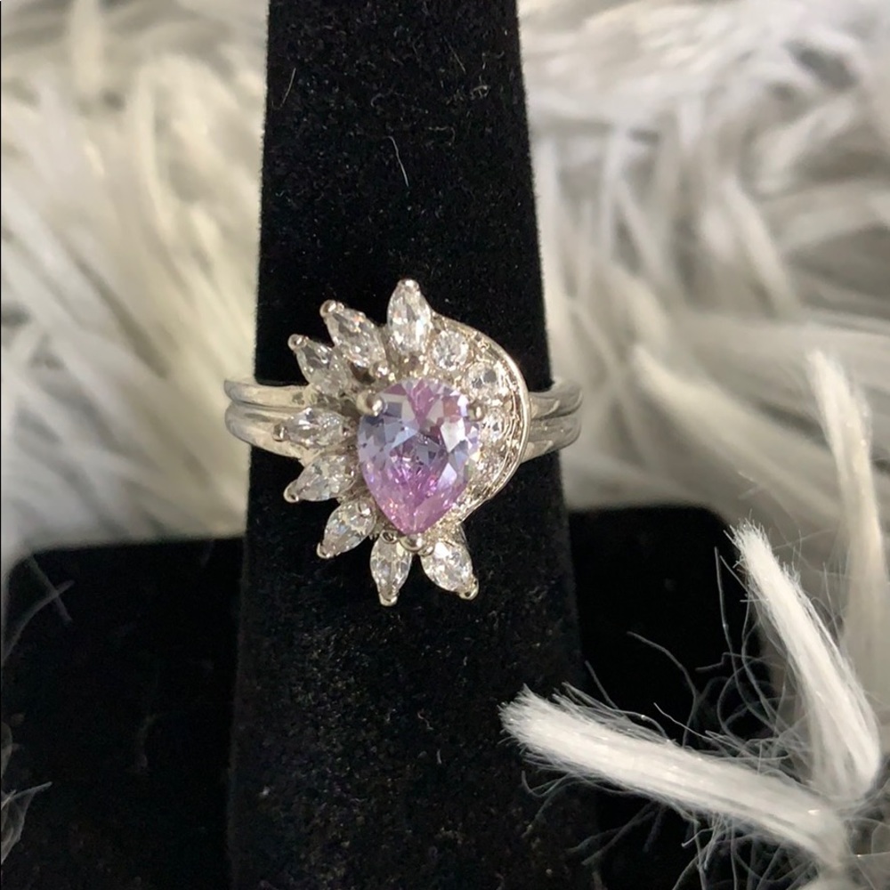 Silver Ring w Stones